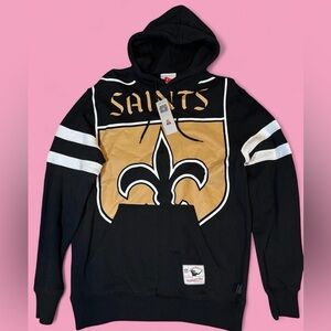 NFL Saints Black and Gold Hoodie